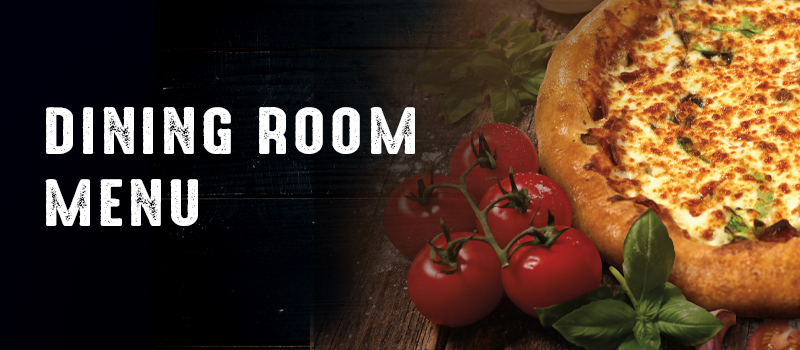 Dining Room Menu | Stratos Pizza Poutine