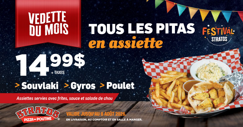 Vedette du mois | Stratos Pizza Poutine
