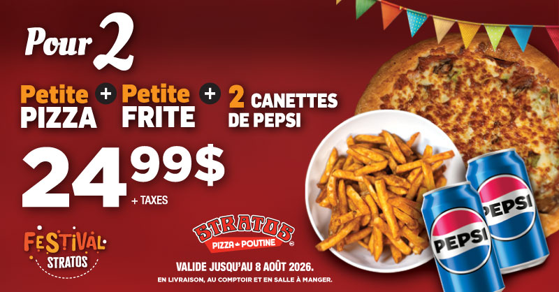 Pour 2 | Stratos Pizza Poutine