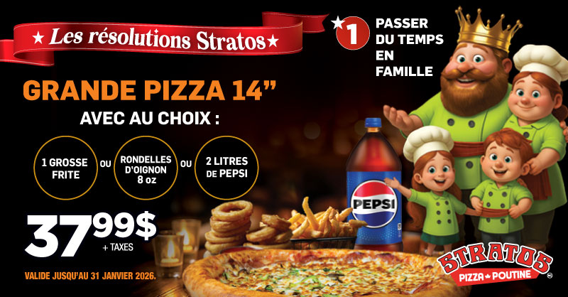 Passer du temps en famille | Stratos Pizza Poutine